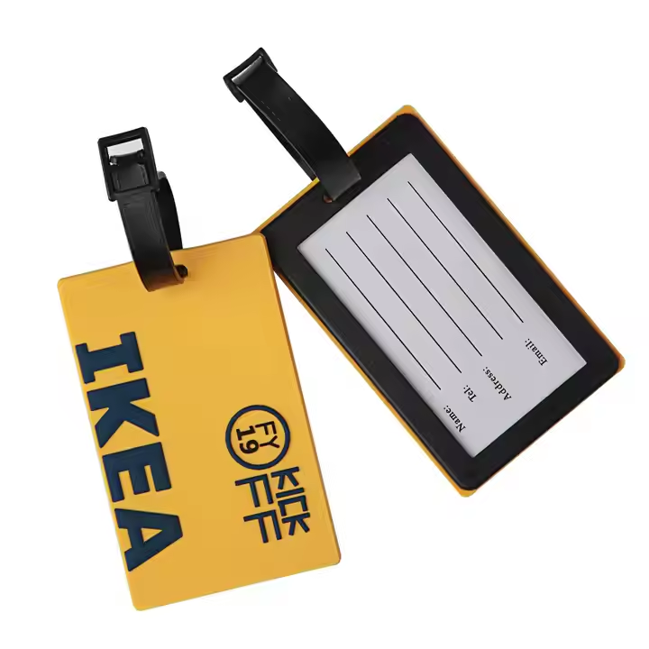 Promotional Customized Soft PVC Luggage Tag Holder