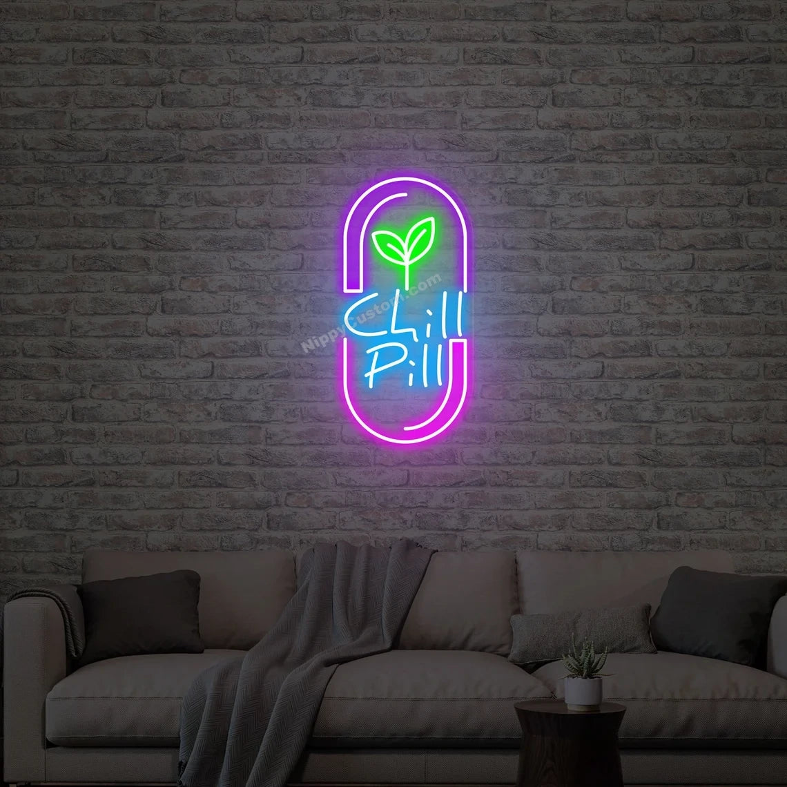 Chill Pill Neon Sign