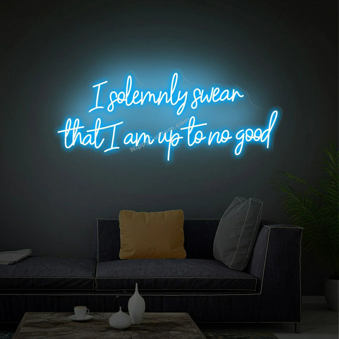 I solemnly swear that i am up to no good, Neon Sign Light, Custom Neon Sign Bedrooom Home Decor, Birthday Gift