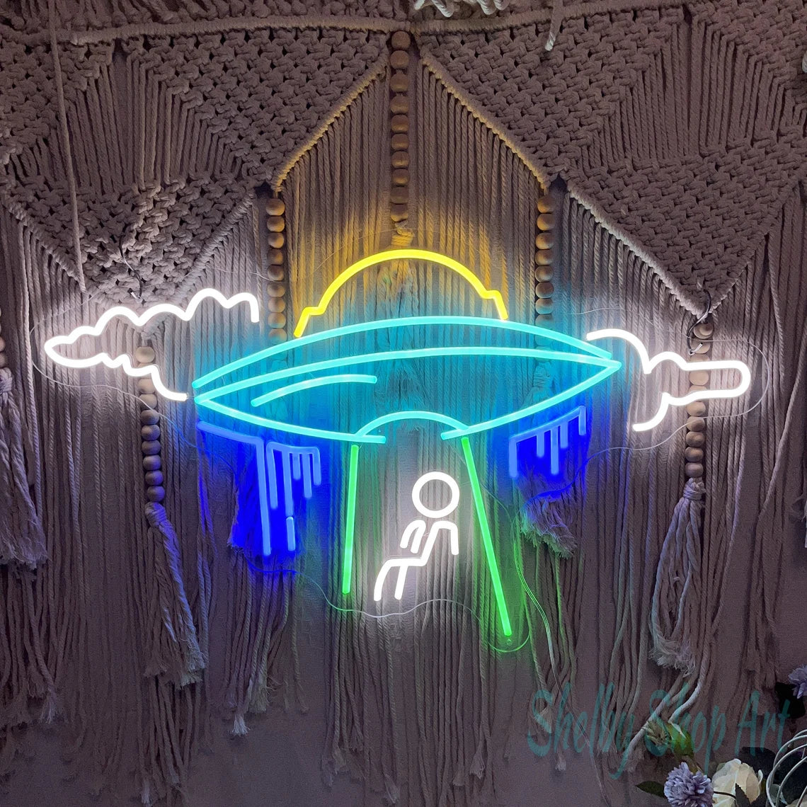 UFO Neon Sign