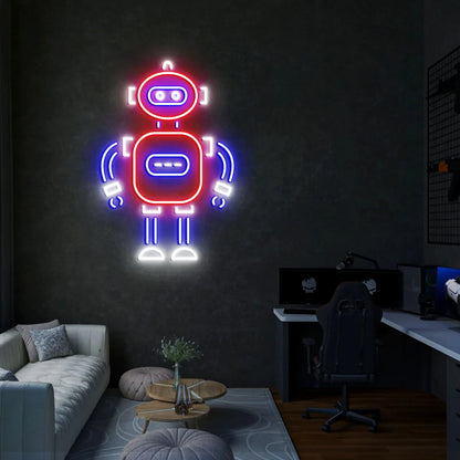 Robot Neon Light