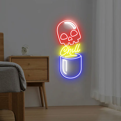 Chill Pill Neon Sign