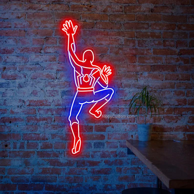 Spiderman Neon Sign