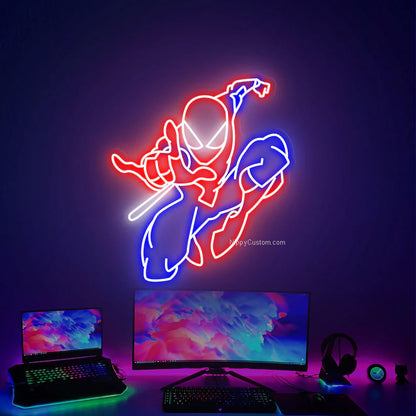 Spiderman Neon Sign