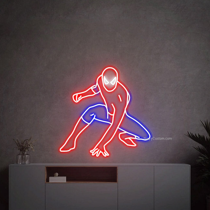 Spiderman Neon Sign