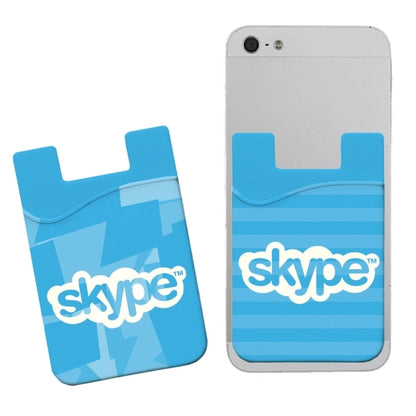 Custom Branded Silicone Phone Wallet — Printed With Your Logo