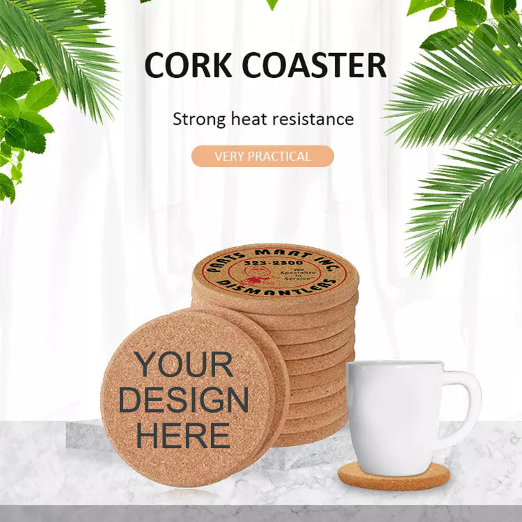 Custom Cork Coaster Set - Design: CUSTOM - Everything Etched
