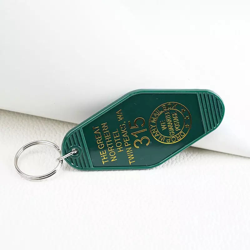 Custom Motel Key Chain - Key Tag - Key Ring - Key Chain - Motel Key Tag