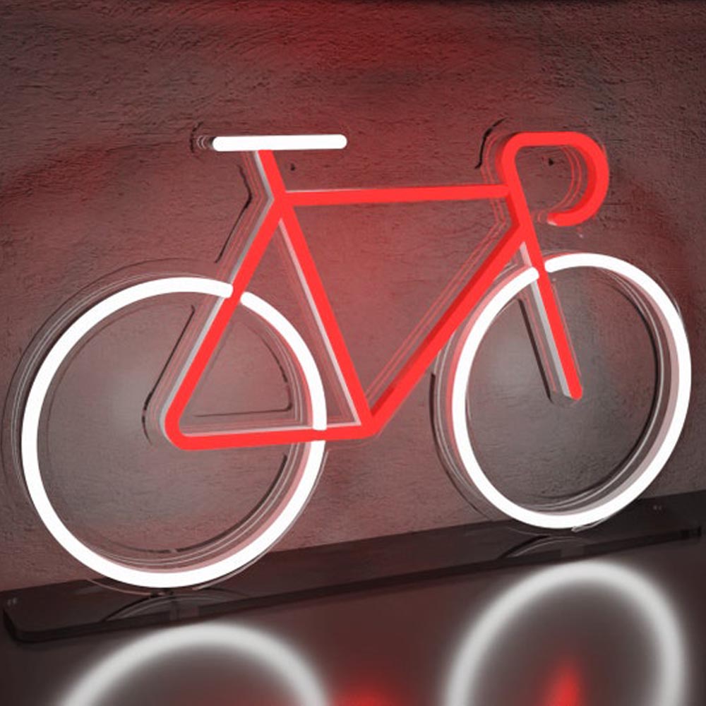 Neon lights for store bikes