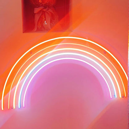 rainbow neon sign for room