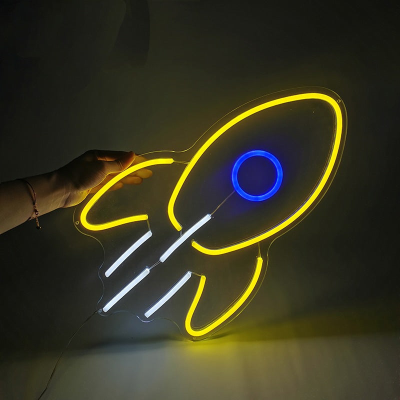 Rocketship - LED Neon Sign