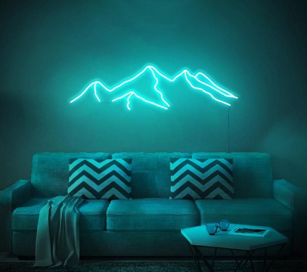 Mountain on sale neon light