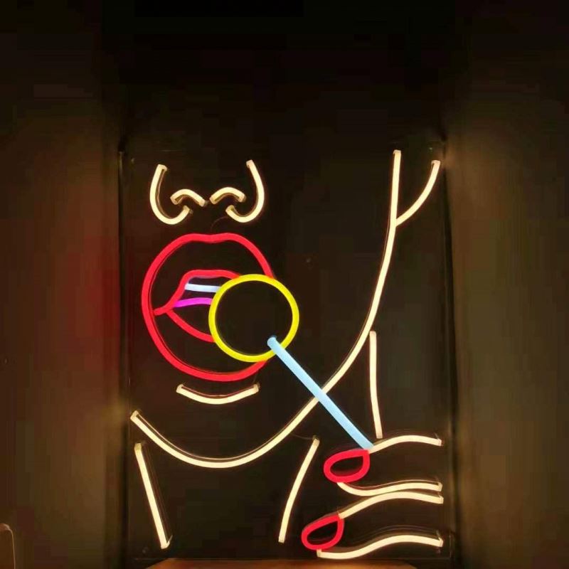 Lollipop Girl- LED Neon Sign