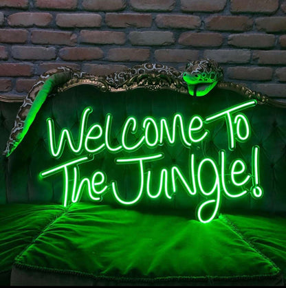 Welcome to the jungle - LED Neon Sign