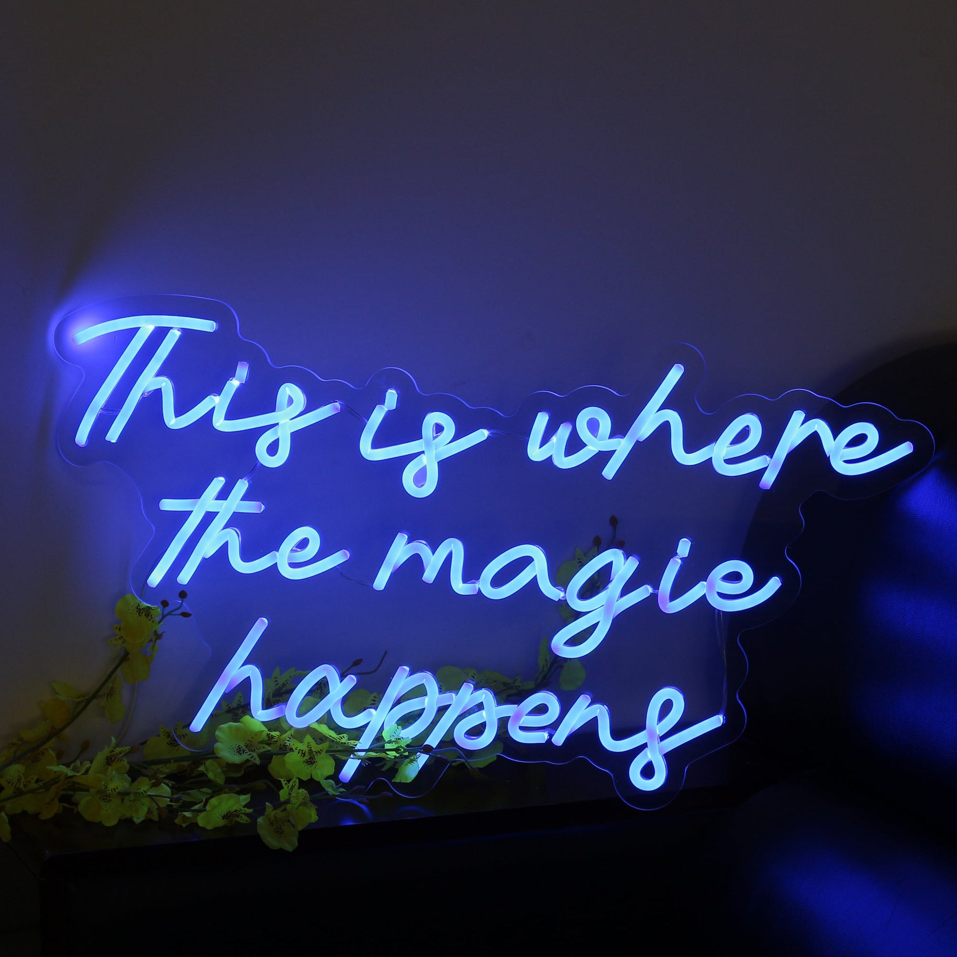 This is Where the Magic Happens Neon Sign