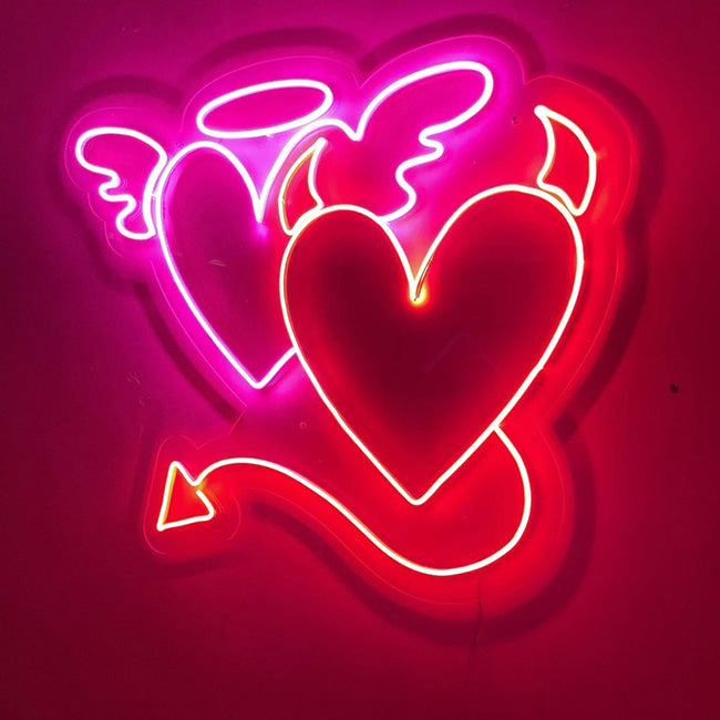 Angel & Devil- LED Neon Sign