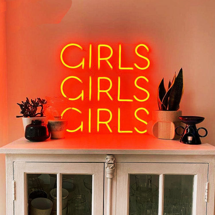 Girls Girls Girls- LED Neon Sign