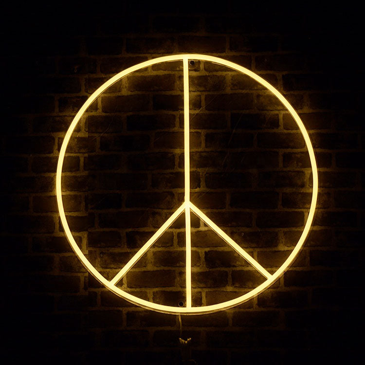 Cheap Peace Symbol Neon Sign, Neon Peace Sign, Cheap neon sign fun ...