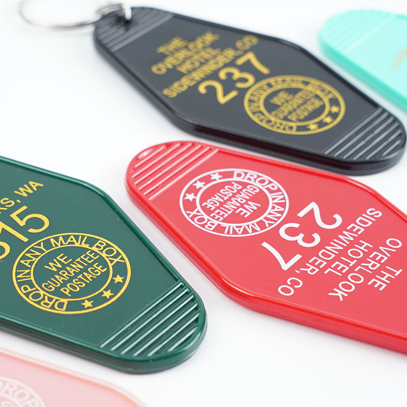 Plastic Acrylic Vintage Key Tag