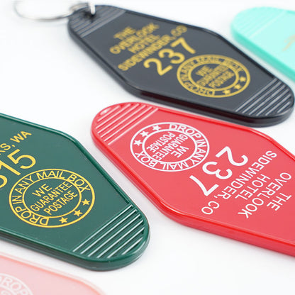 Plastic Acrylic Vintage Key Tag