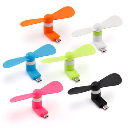 Promotional Customized Mirco USB Mobile Phone Fan