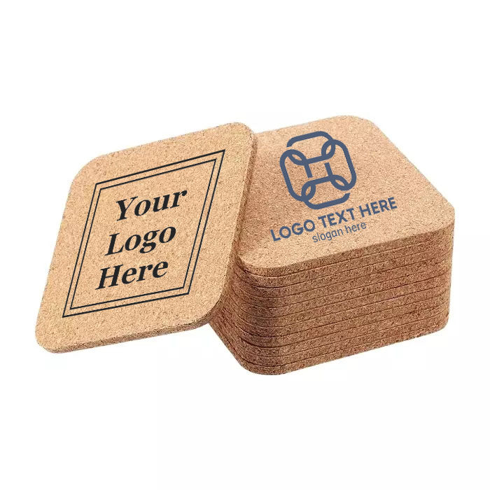 Wholesale Custom Designs Package Round Absorbent Printing Blank Cork Coasters Custom Coaster