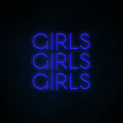 Girls Girls Grils neon sign for house decoration and party decoration custom neon sign