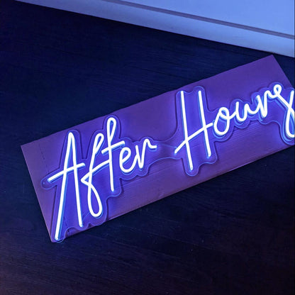 After Hours Neon Sign