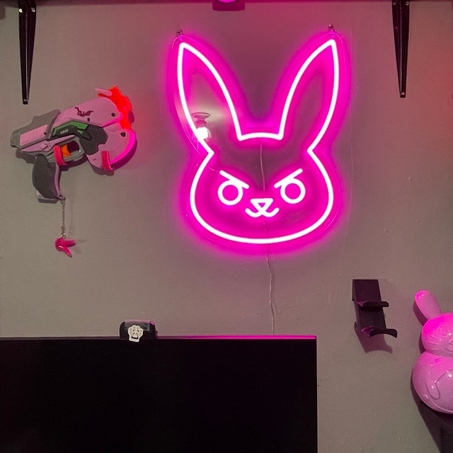 Dva bunny neon sign