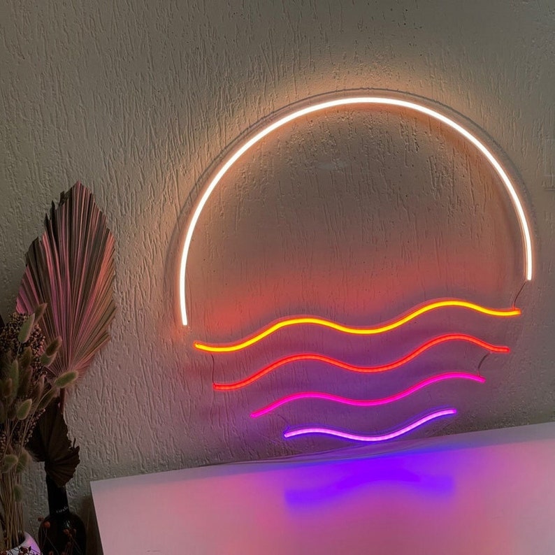 Sunset Sea - LED Neon Sign