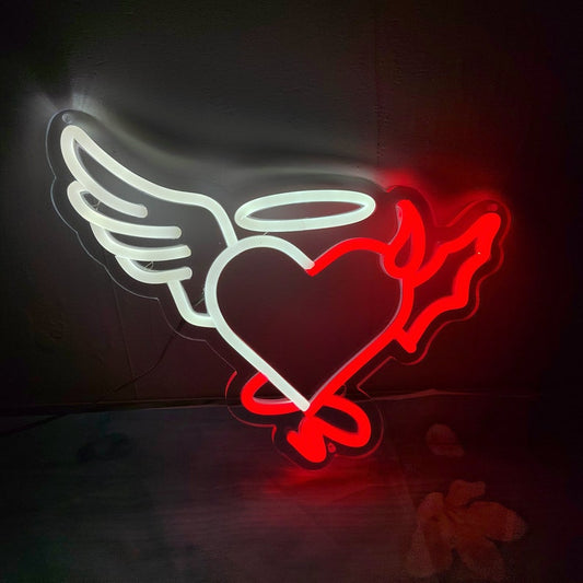 Angel & Devil- LED Neon Sign