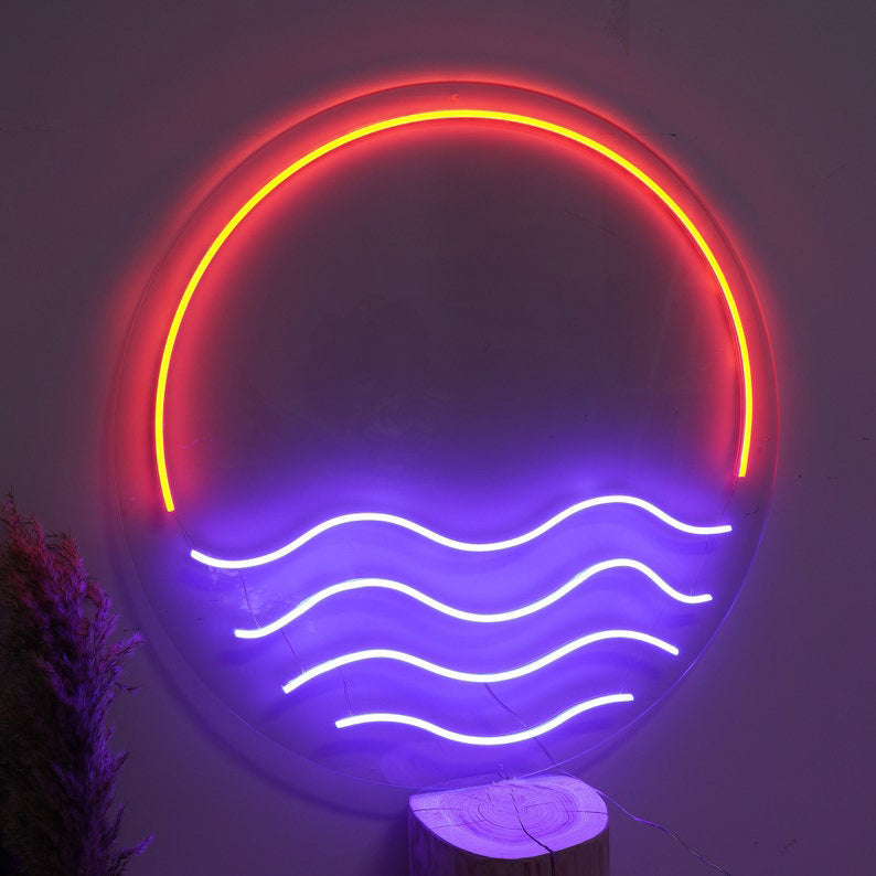 Sunset Sea - LED Neon Sign