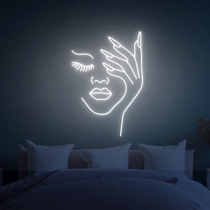 Beauty face Neon Sign