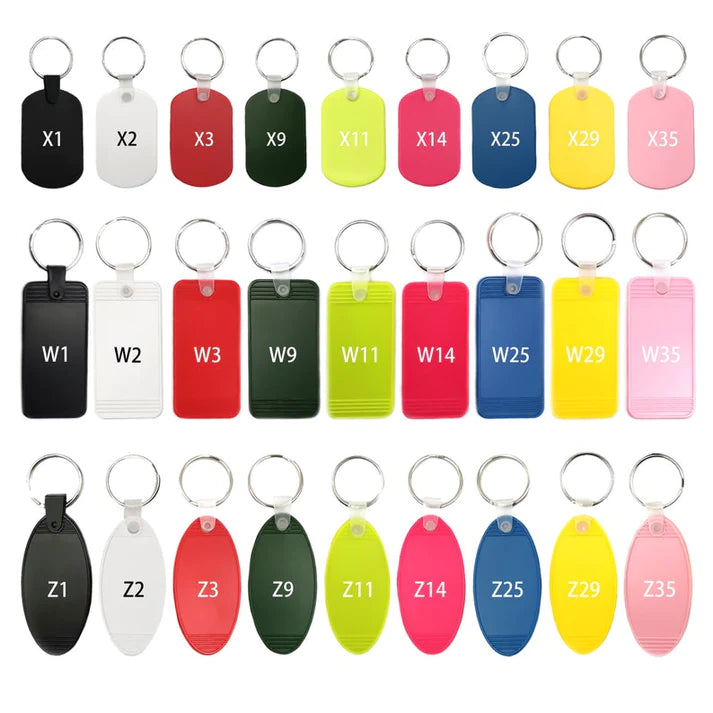 Clear Custom Printed Soft Plastic Keychains