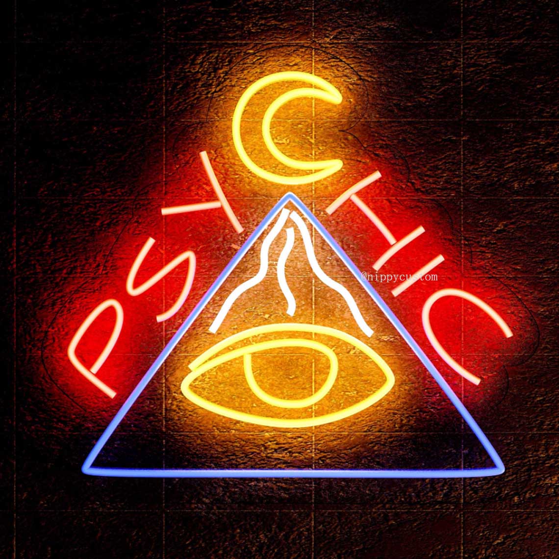 Psychic Neon Signs | Neon Palm Reader Signs